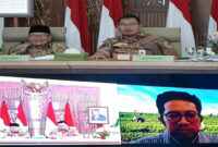 Suasana FGD Tinjauan Historis Peta Jalan Sektor Pertanian Indonesia dalam Mencapai Kedaulatan Pangan, yang digelar di Bogor, Jawa Barat, Jumat (28/7/2023).