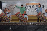 Suasana pembukaan Kongres X HIMMAH NWDI di Gedung Graha Bhakti Praja Kantor Gubernur NTB, Jumat (4/8/2023).