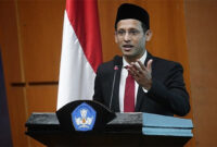 Mendikbudristek, Nadiem Anwar Makarim.