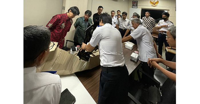Saat memeriksa rangka eSAF Motor Honda yang patah dan korosi.