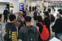9 WNI korban TPPO pulangkan dari Yangon, Myanmar ke Tanah Air, Jumat (4/8/2023).