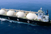 Ilustrasi Liquefied Natural Gas (LNG).