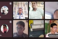 Suasana Munaslubsus PJS secara virtual, Kamis (21/9/2023).
