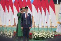 Oni Choiruddin saat dilantik dan diambil sumpah jabatan sebagai Deputi Bidang Persidangan Setjen DPD RI oleh Sekjen DPD RI, Rahman Hadi, di Gedung Nusantara IV Komplek Parlemen Senayan Jakarta, Selasa (12/9/2023).