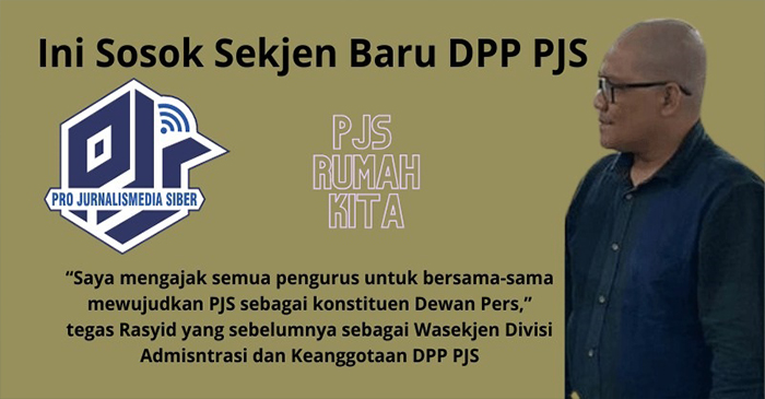 Sekjen DPP PJS yang baru, Abdul Rasyid Zaenal.