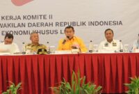Komite II DPD RI saat menggelar dialog di KEK Lido.