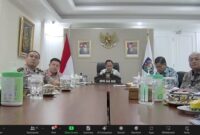 Mendagri, Tito Karnavian saat Rakor Pj Kepala Daerah dalam Rangka Menjamin Netralitas ASN dalam Menghadapi Tahun Politik secara virtual, Jumat (17/11/2023).