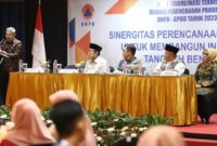 Suasana Rakortek Perencanaan Program Wilayah Timur, di Swiss-Bel Hotel Makassar, Sulawesi Utara, Minggu (10/12/2023).
