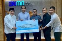 Menteri BUMN, Erick Thohir memberikan dukungan untuk UKW kepada PWI.