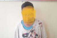 Ini pria yang bekerja sebagai kuli bangunan berinisial OA (36 tahun) yang berhasil diringkus polisi.