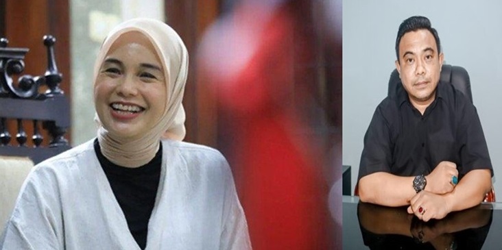 Siti Atikoh bersama Haris Pertama selaku Jubir TPN Ganjar – Mahfud.