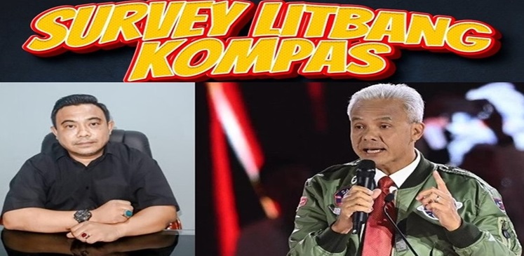 Capres nomor urut 3, Ganjar Pranowo (kanan) dan Haris Pertama selaku Jubir TPN Ganjar - Mahfud (kiri).