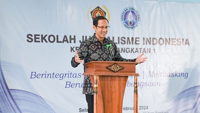 Mendikbudristek, Nadiem Anwar Makarim.