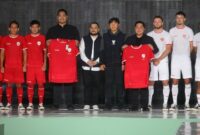 Menpora RI, Dito Ariotedjo saat menghadiri launching jersey baru Timnas Indonesia buatan brand lokal Erspo.