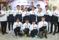 Menpora RI, Dito Ariotedjo fose berama atlet kontingen Modern Pentathlon Indonesia (MPI) yang akan berlaga di Asian Senior & U-19 Championship 2024 di Korsel dan Southeast Asian Championship 2024 di Pattaya, Thailand.