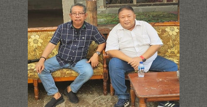 Ruslan Turmuzi (kiri) dan Bambang Mei Finarwanto (kanan).