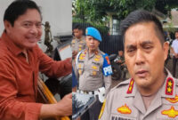 Kapolda Metro Jaya, Irjen Pol Karyoto (kanan) dan Dirhubag – MSPI), Thomson Gultom (kiri).
