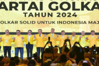 Suasana Rapimnas dan Munas XI Partai Golkar di JCC Senayan Jakarta, Selasa (20/8/2024).