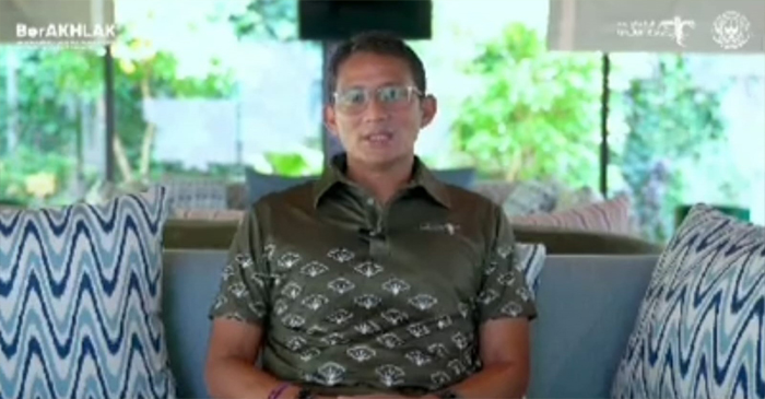 Menparekraf, Sandiaga Salahuddin Uno.