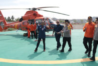 Basarnas Mataram menyiagakan dua unit Helikopter selama berlangsungnya event MotoGP 2024.