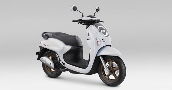 Honda Scoopy Terbaru dengan Fitur Side Stand Switch.