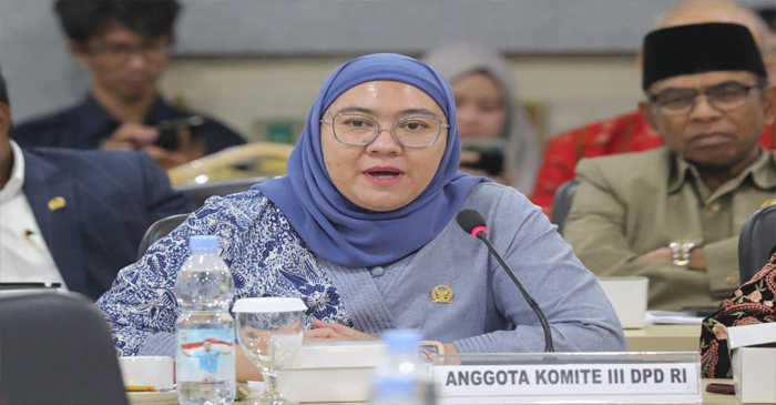 Anggota Komite III DPD RI, Agita Nurfianti.