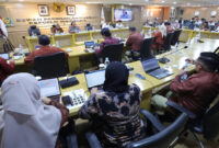Suasana Raker Komite I dengan Kepala BKN RI, di Ruang Rapat Sriwijaya, Gedung B Lantai II, Komplek Parlemen Senayan, Jakarta Pusat, Senin (24/2/2025).