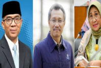 DARI KIRI: Mendiktisaintek, Mendiktisaintek, Brian Yuliarto; Sekjen Kemdiktisaintek, Togar Simatupang; dan Ketua Komisi X DPR RI, Hetifah Sjaifudian.