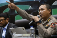 Kabagops Korlantas Polri, Kombes Pol Aries Syahbudin.