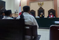 Suasana sidang ke-21 kasus dugaan korupsi pembangunan NTB Convention Centre (NCC), di Pengadilan Tipikor Mataram, Senin (8/9/2025).