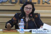 Wakil Ketua Komite IV DPD RI, Novita Anakotta.