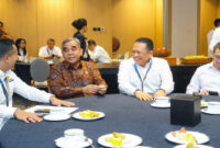 Anggota DPR RI sekaligus Waketum Koordinator Bidang Politik, Keamanan dan Pertahanan KADIN Indonesia, Bambang Soesatyo saat menghadiri Rapimnas KADIN 2025.