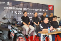 Suasana acara Press Conference Honda Vario 125, di Acibara Coffe, Rembiga, Kota Matara, Sabtu (10/1/2026).