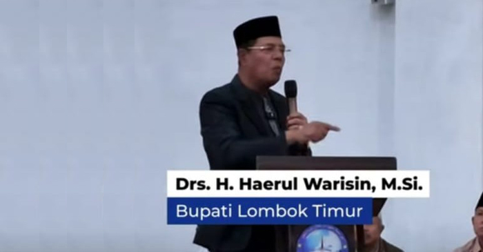 Bupati Lotim, H. Haerul Warisin.