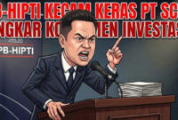 Karikatur Rusmin Abdul Gani, Ketua Umum PB-HIPTI.