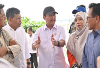 Menteri KKP RI, Sakti Wahyu Trenggono, saat melakukan kunker ke Desa Ekas Buana, Kecamatan Jerowaru, Kabupaten Lombok Timur, Jumat (27/2/2026).