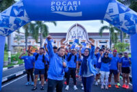 Suasana Road to Pocari Sweat Run 2026–5K Easy Run & Games, yang dilepas Gubernur NTB, lalu Muhamad Iqbal, di halaman Kantor Gubernur NTB, Minggu (15/2/2026).