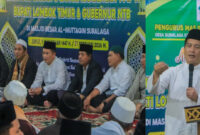 Gubernur NTB, Lalu Muhamad Iqbal saat Safari Ramadan di Masjid Syiarul Islam At Thayyibi, Desa Beriri Jarak, Kecamatan Wanasaba, Kabupaten Lotim, Jumat (27/2/2026).