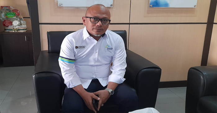 General Manager PT ASDP Indonesia Ferry Cabang Lembar, Handoyo Triyanto.