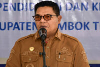 Bupati Lotim, H Haerul Warisin.