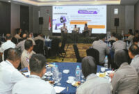 Suasana Diskusi Publik Keterbukaan Informasi Publik di wilayah hukum Polda NTB, yang berlangsung di Hotel Astoria Lombok, Rabu (22/4/2026).