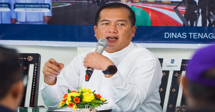 Gubernur NTB, Lalu Muhamad Iqbal.