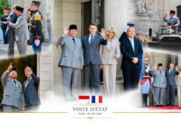 Presiden Prabowo Subianto saat melakukan kunjungan resmi kenegaraan di Prancis.