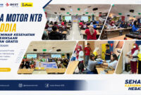 Suasana seminar kesehatan dan pemeriksaan kesehatan gratis bagi seluruh karyawan yang digelar Astra Motor NTB bekerja sama dengan Prodia.
