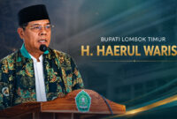 Bupati Lombok Timur, H Haerul Warisin.