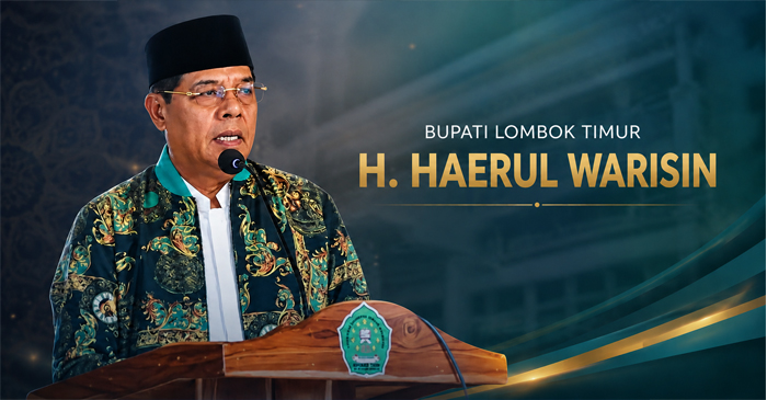 Bupati Lombok Timur, H Haerul Warisin.