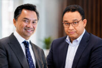 Dino Patti Djalal (kiri) dan Anies Baswedan (kanan).