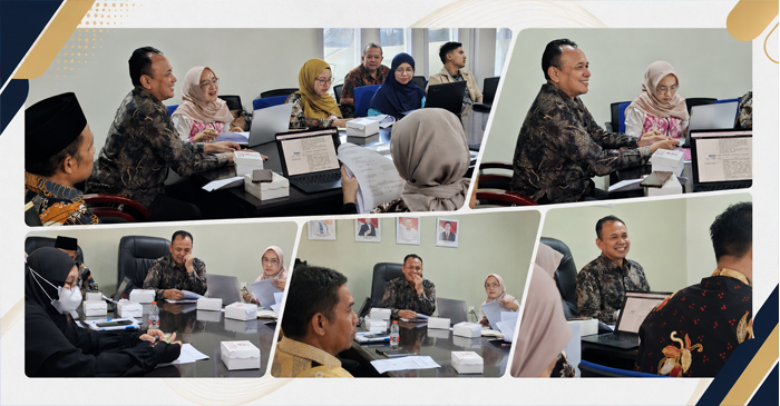 Suasana rapat koordinasi yang digelar Dinas Kominfotik NTB bersama Bappeda NTB selaku Sekretariat Forum Satu Data dan penanggung jawab data geospasial daerah, pada Kamis (11/6/2026).