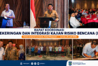 Suasana Rapat Koordinasi Kekeringan dan Integrasi Kajian Risiko Bencana (KRB) ke dalam Dokumen Perencanaan Pembangunan Daerah, di Hotel Astoria Lombok, Kota Mataram, pada Jumat (24/7/2026).