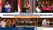 Suasana Rapat Koordinasi Kekeringan dan Integrasi Kajian Risiko Bencana (KRB) ke dalam Dokumen Perencanaan Pembangunan Daerah, di Hotel Astoria Lombok, Kota Mataram, pada Jumat (24/7/2026).